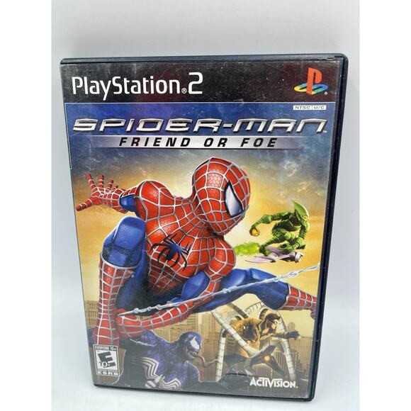 Spider-Man Friend or Foe PS2 PlayStation 2 Game and Case - Picture 1 of 7